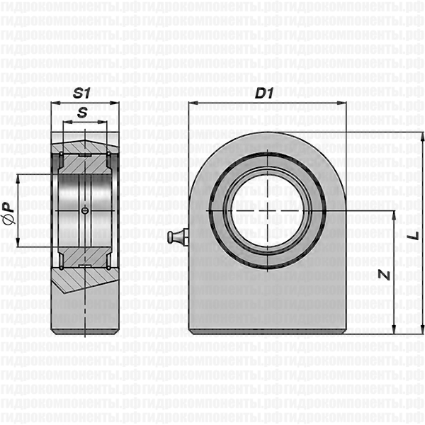 CSTS...N ПРОУШИНА С ПРЕСС-МАСЛЕНКОЙ CONTARINI ДЛЯ ГИДРОЦИЛИНДРА